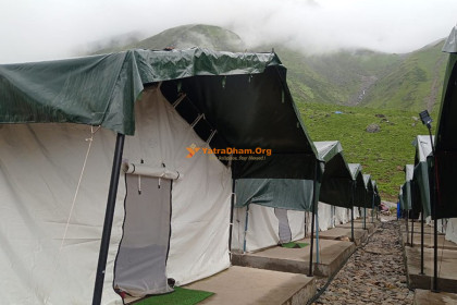 Bhairavnath Tent Colony C. Bath Ground Beded Base Camp (GMVN) - Kedarnath