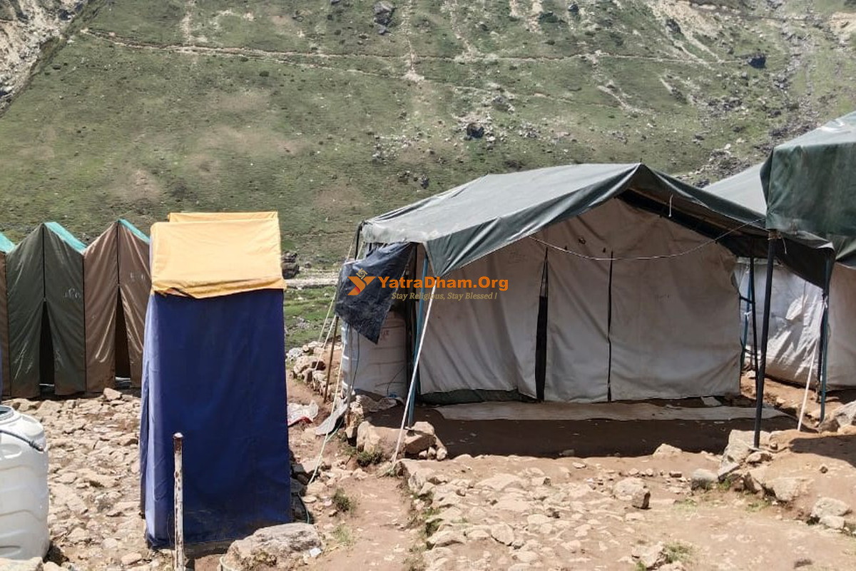 Devdarshni Tent Colony C. Bath Ground Beded Base Camp (GMVN) Kedarnath Tent View