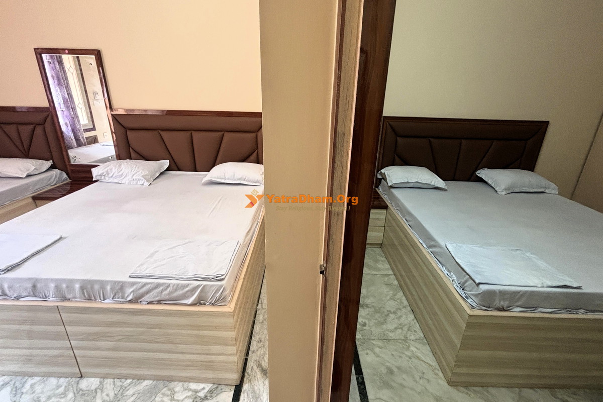 Anand Dham Gaudiya Ashram Vrindavan 2 Bed Room AC View