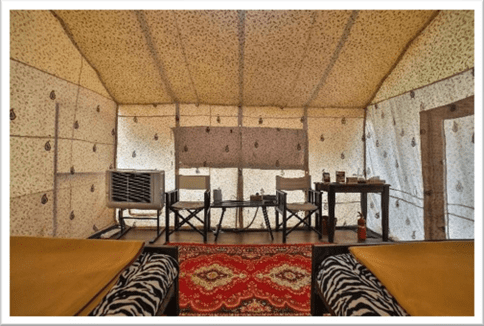 Deluxe Tent View 1
